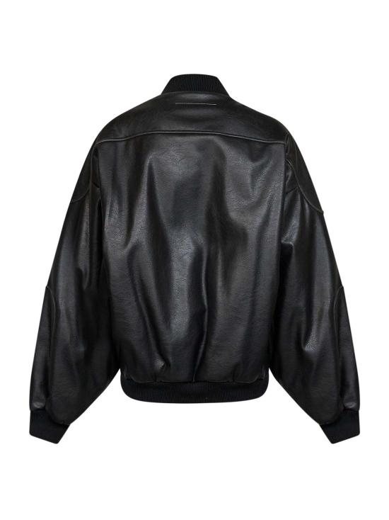  MM6 메종마르지엘라 봄버 자켓 Mm6 메종 마르지엘라 봄버 재킷 블랙 - MM6 MAISON MARGIELA