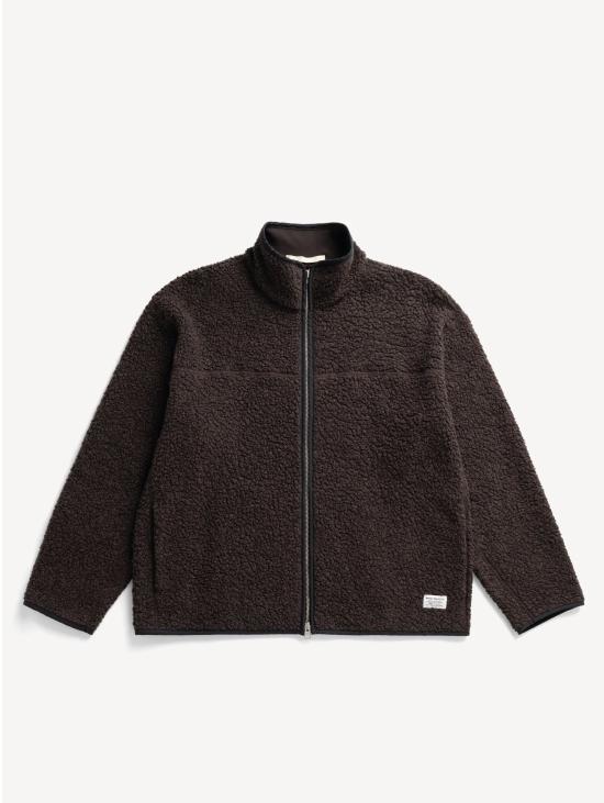 26FW 노스프로젝트 자켓 Pile di Lana Sherpa Marrone의 지아카 - NORSE PROJECTS