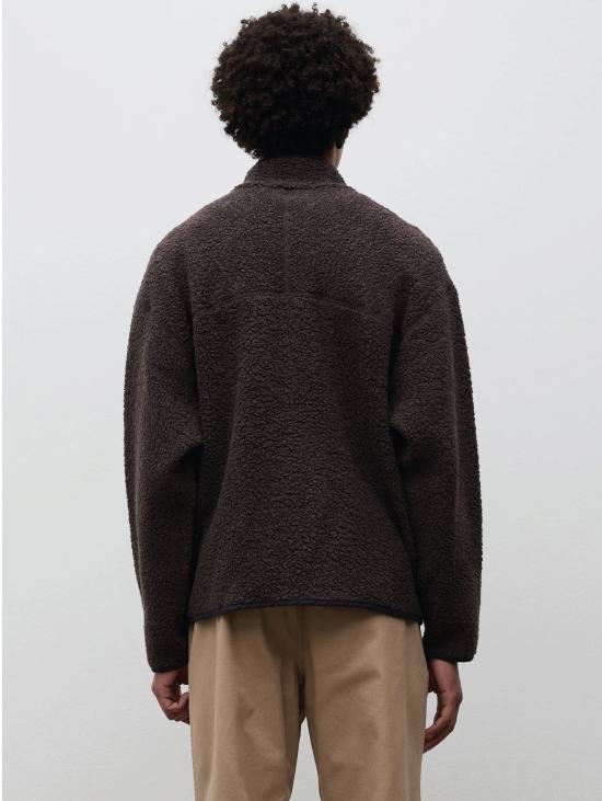 26FW 노스프로젝트 자켓 Pile di Lana Sherpa Marrone의 지아카 - NORSE PROJECTS