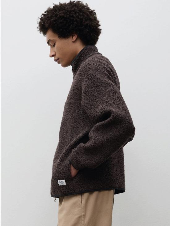 26FW 노스프로젝트 자켓 Pile di Lana Sherpa Marrone의 지아카 - NORSE PROJECTS