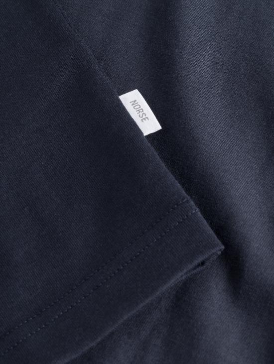 26FW 노스프로젝트 반팔 티셔츠 Cotone Organico Blu Navy 티셔츠 - NORSE PROJECTS