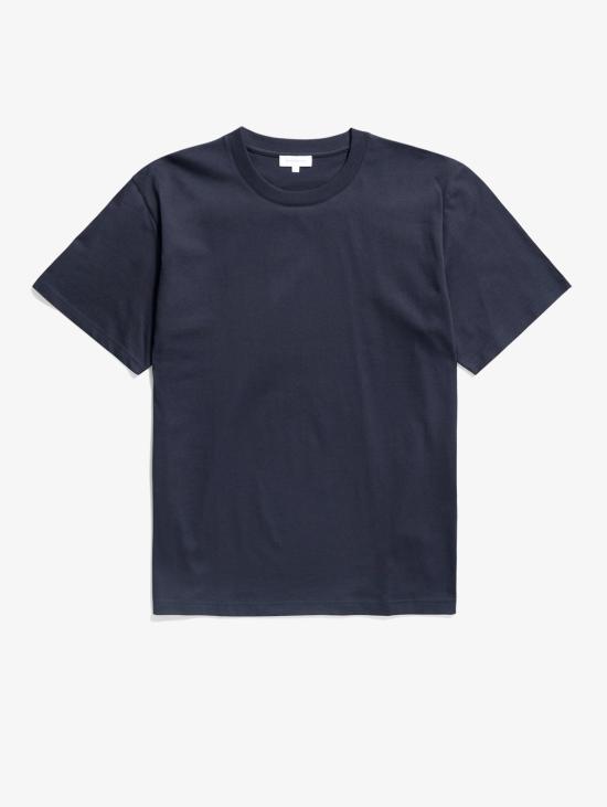 26FW 노스프로젝트 반팔 티셔츠 Cotone Organico Blu Navy 티셔츠