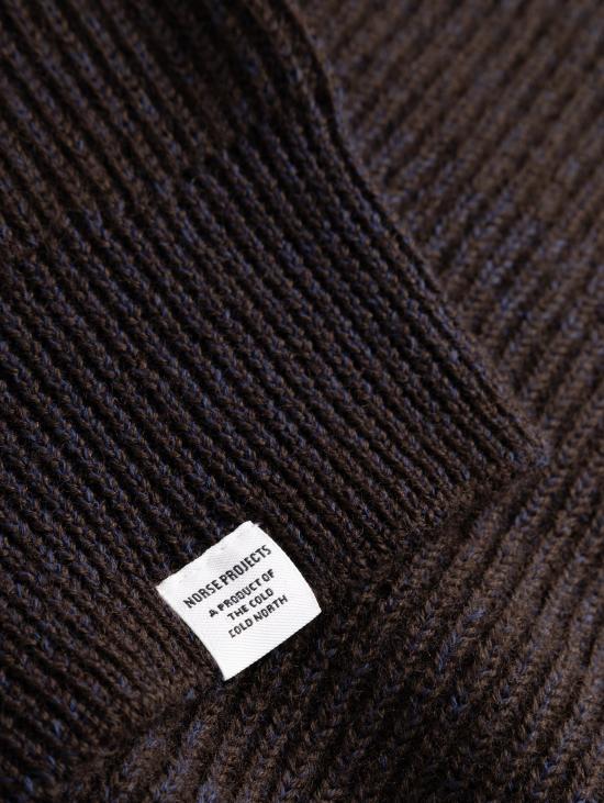 26FW 노스프로젝트 스웨터 말리아 지로콜로 아 코스테 비올라/마로네 - NORSE PROJECTS