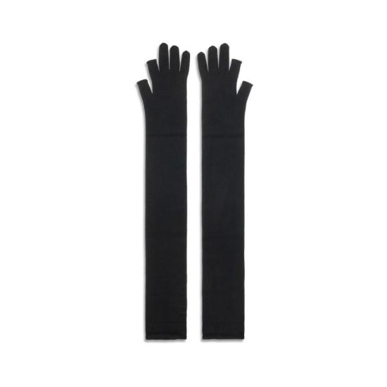26FW 릭 오웬스 장갑 울 오비스 아리에스 핑거리스  블랙 - RICK OWENS