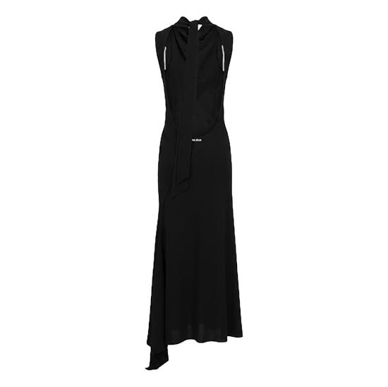26FW 디 아티코 롱 원피스 261WCW00305VVV116AA Black - THE ATTICO