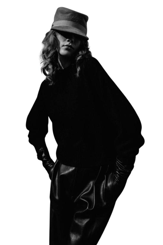  Gigi Burris 모자 지지 버리스 사미라 캡 차콜 멜란지 - OTHER BRANDS