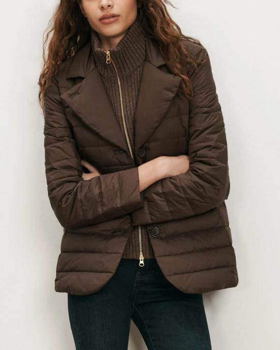  베로니카비어드 봄버 자켓 베로니카 비어드 캠벨 다운 디키 재킷 에스프레소 - VERONICA BEARD