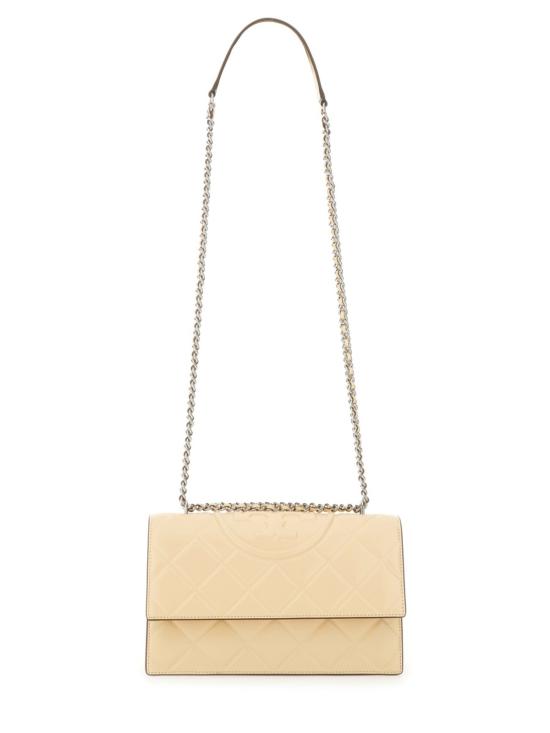  토리버치 가방 플레밍 염소가죽 숄더백 베이지 - TORY BURCH