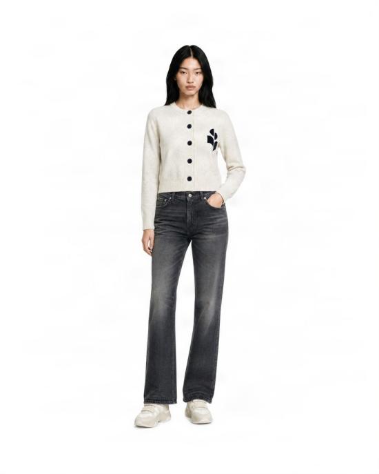 26FW 이자벨마랑에뚜왈 니트웨어 7659064 White - ISABEL MARANT ETOILE