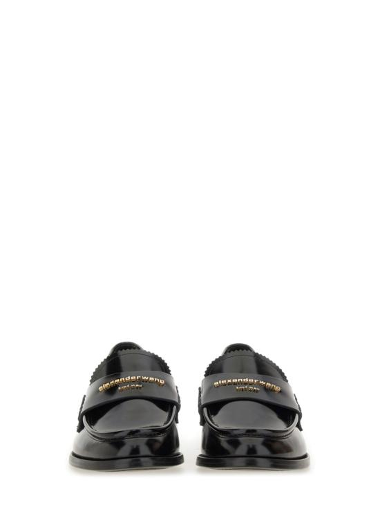 알렉산더 왕 로퍼 카터 모카신 가죽  블랙 - ALEXANDER WANG