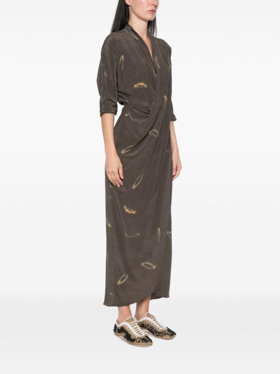 26FW 코타나 미디 원피스 A3878SOMAPRINT BROWN - CORTANA