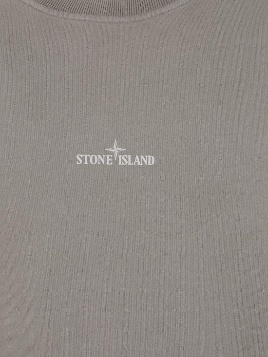 26FW 스톤 아일랜드 오가닉 코튼 로고 프린트 스웨트셔츠 L2S156100039S0477 V005G GREEN - STONE ISLAND