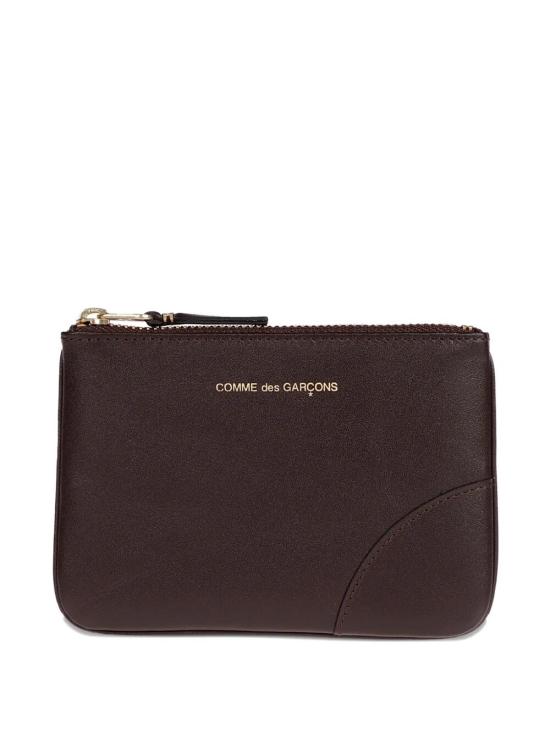 26FW 꼼데가르송 클래식 레더 라인 파우치 SA8100099 801 BROWN