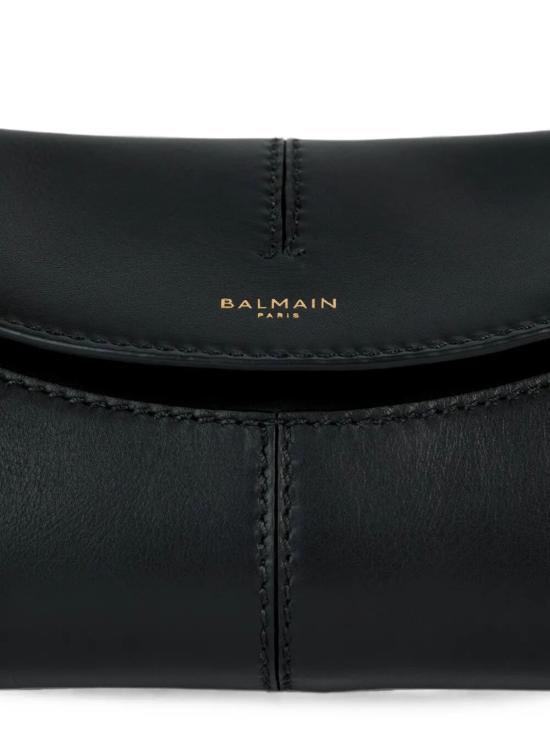 26FW 발망 토트백 HN0AE095LMRK 0PA BLACK - BALMAIN