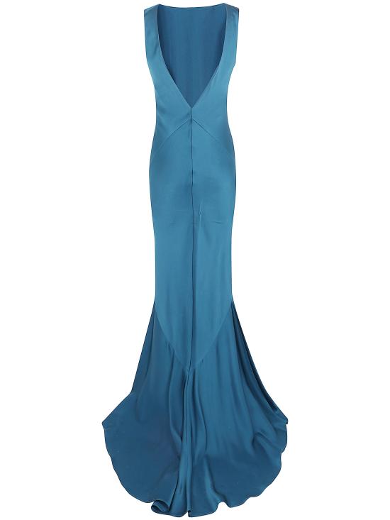 26FW 막스마라 스튜디오 미디 원피스 2626226033600 059 GREEN - MAX MARA STUDIO