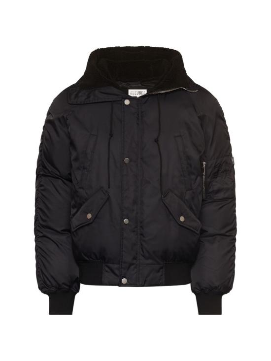 26FW MM6 메종마르지엘라 자켓 SH0AM0100M36018 900 BLACK