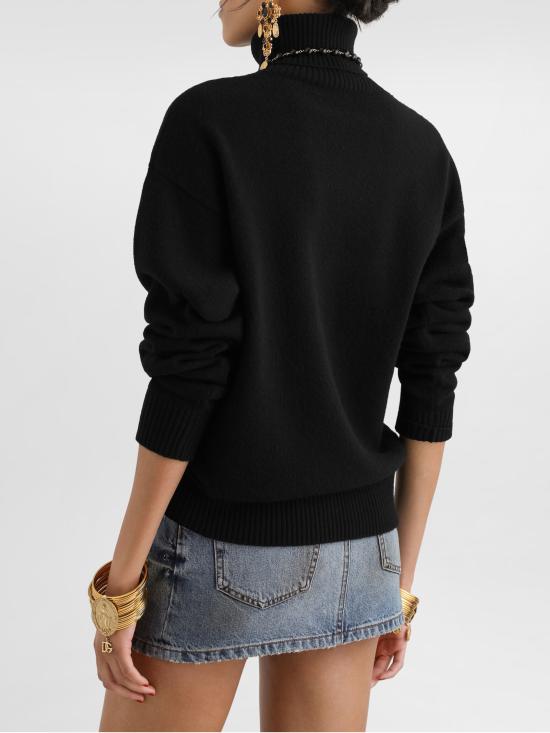 26FW 돌체앤가바나 스웨터 FXW85ZJDVGL N0000 BLACK - DOLCE & GABBANA