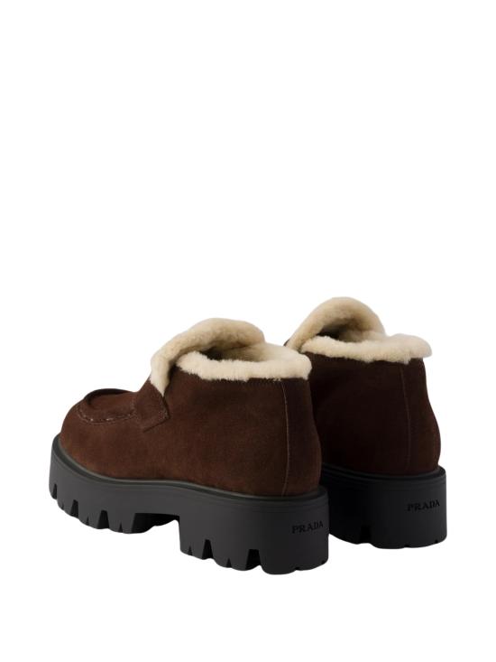 26FW 프라다 모놀리스 가죽 첼시 부츠 1D594O054 F0003 BROWN - PRADA