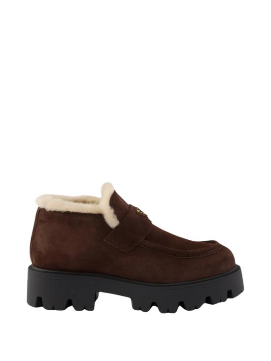 26FW 프라다 모놀리스 가죽 첼시 부츠 1D594O054 F0003 BROWN