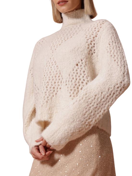 26FW 발렌타인 스웨터 B1P8923W067 10144 WHITE - BALLANTYNE