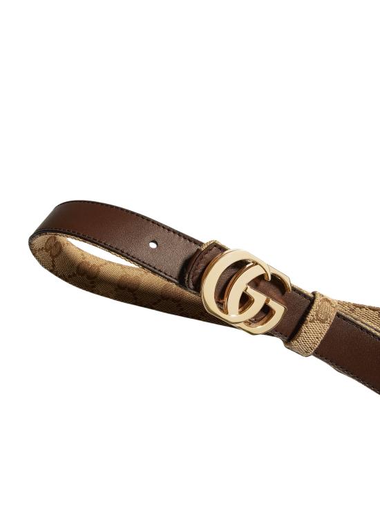 26FW 구찌 리버시블 컷 GG 마몬트 벨트 A006M2FAF7J 9651 BROWN - GUCCI