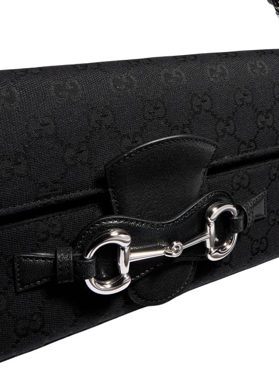 26FW 구찌 홀스빗 리스트레토 미디엄 숄더백 A006KQFAGIF 1000 BLACK - GUCCI