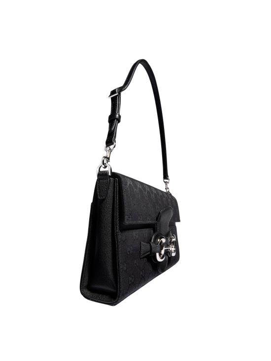 26FW 구찌 홀스빗 리스트레토 미디엄 숄더백 A006KQFAGIF 1000 BLACK - GUCCI