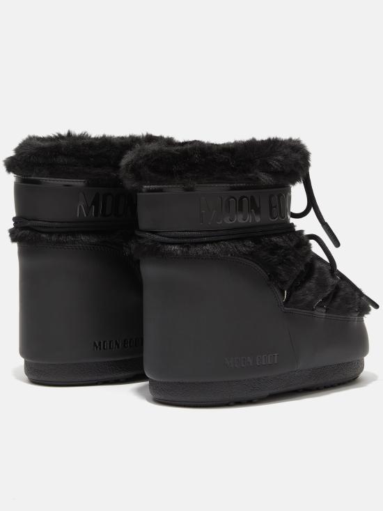 26FW 문부츠 아이콘 나일론 로우 부츠 80D1409390DONNA N001 BLACK - MOON BOOT
