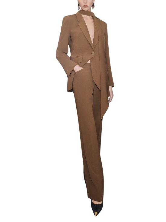 26FW 마렐라 스트레이트 팬츠 2623136211200 006 BROWN - MARELLA