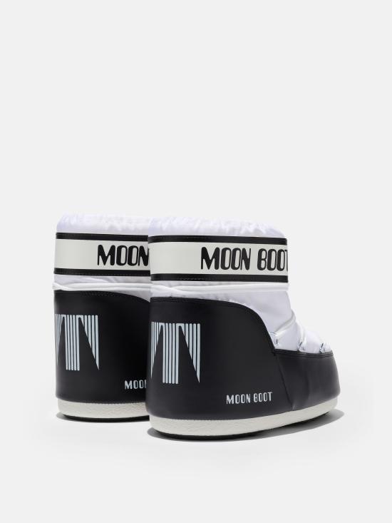 26FW 문부츠 아이콘 나일론 로우 부츠 80D1409340UNISEX A001 WHITE - MOON BOOT