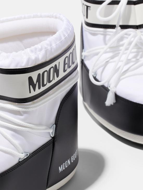 26FW 문부츠 아이콘 나일론 로우 부츠 80D1409340UNISEX A001 WHITE - MOON BOOT