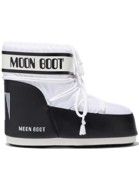 26FW 문부츠 아이콘 나일론 로우 부츠 80D1409340UNISEX A001 WHITE