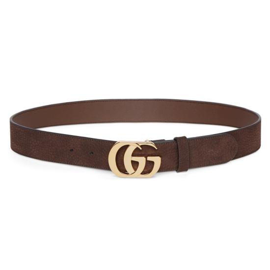 26FW 구찌 마몽 씬 벨트 874724AAGY01000 Black - GUCCI