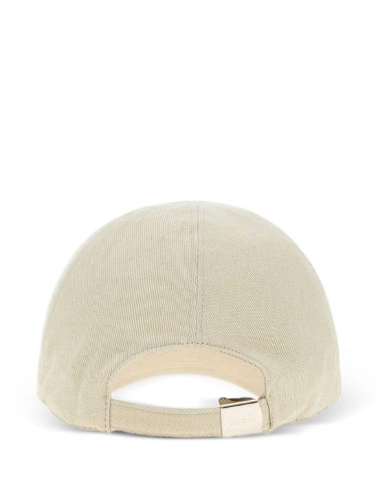 26FW 구찌 인터로킹 G 웹 자수 베이스볼 캡 8757364HBKH9779 Beige - GUCCI