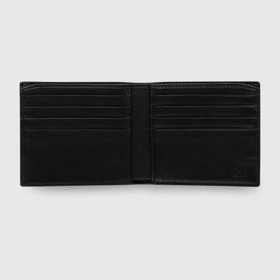 26FW 구찌 웹 트레이드 마크 반지갑 867269AAGIT1053 Black - GUCCI