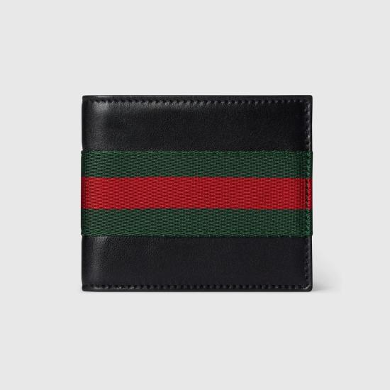 26FW 구찌 웹 트레이드 마크 반지갑 867269AAGIT1053 Black