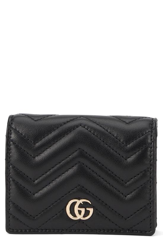 26FW 구찌 GG 마몽 카드 케이스 466492AAFAX1000 Black
