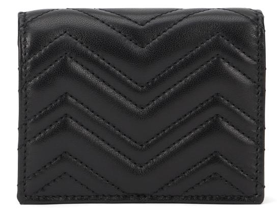 26FW 구찌 GG 마몽 카드 케이스 466492AAFAX1000 Black - GUCCI