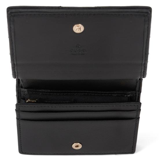 26FW 구찌 GG 마몽 카드 케이스 466492AAFAX1000 Black - GUCCI