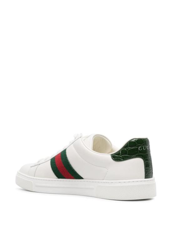 26FW 구찌 웹 스니커즈 757943AACAG9055 Off white - GUCCI