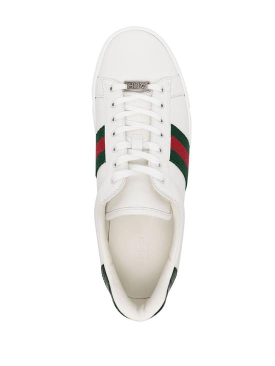 26FW 구찌 웹 스니커즈 757943AACAG9055 Off white - GUCCI