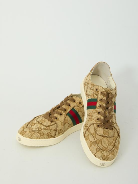 26FW 구찌 스트레치 로우탑 스니커즈 871611FAF489644 Sand - GUCCI