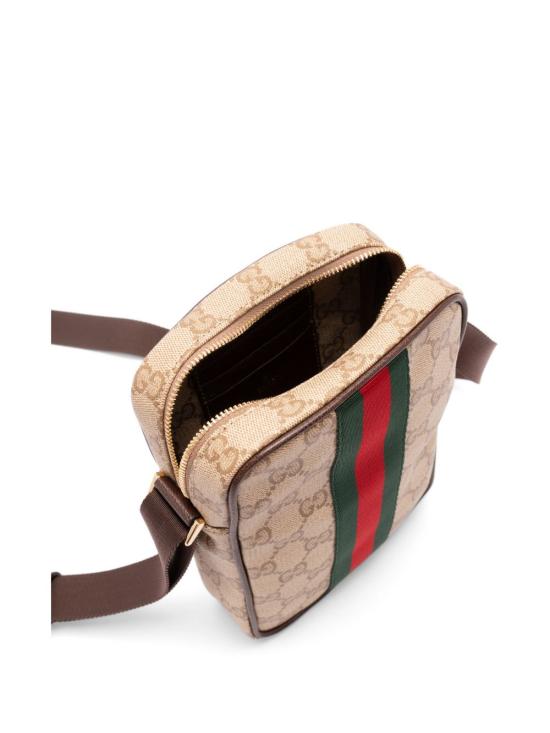 26FW 구찌 웹 디테일 GG 메신저백 A002SJFAF9S9646 Taupe - GUCCI