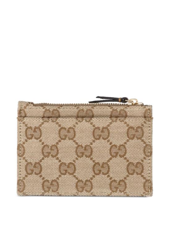 26FW 구찌 GG 마몽 지퍼 키 파우치 837747FAF059651 Taupe - GUCCI