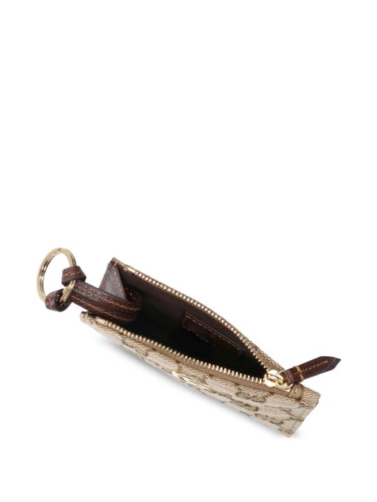 26FW 구찌 GG 마몽 지퍼 키 파우치 837747FAF059651 Taupe - GUCCI
