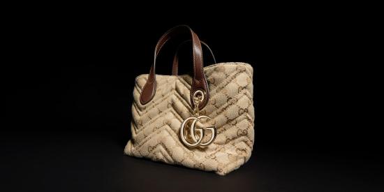 26FW 구찌 GG 마몽 스몰 토트백 855391FAF059651 Camel