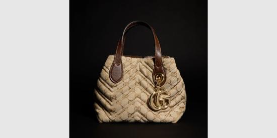 26FW 구찌 GG 마몽 스몰 토트백 855391FAF059651 Camel - GUCCI