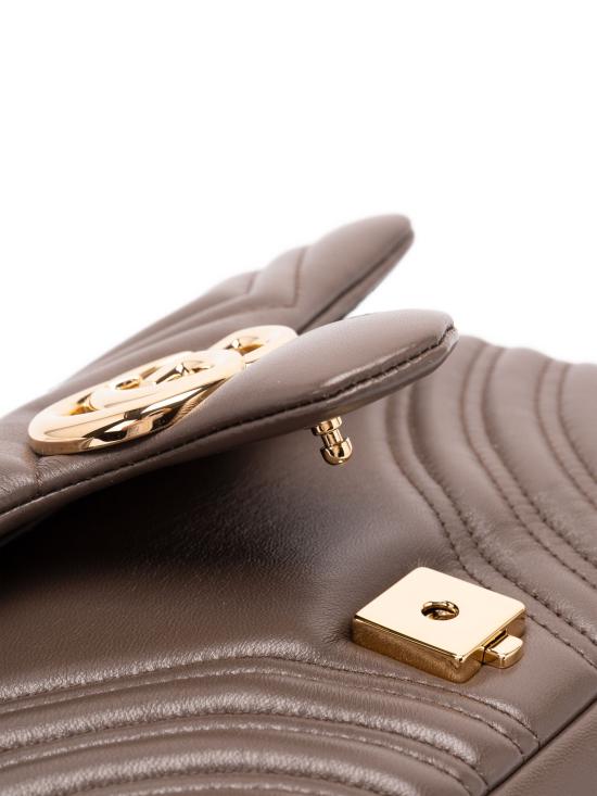 26FW 구찌 GG 마몽 미디엄 숄더백 837267AAGUE2818 Brown - GUCCI