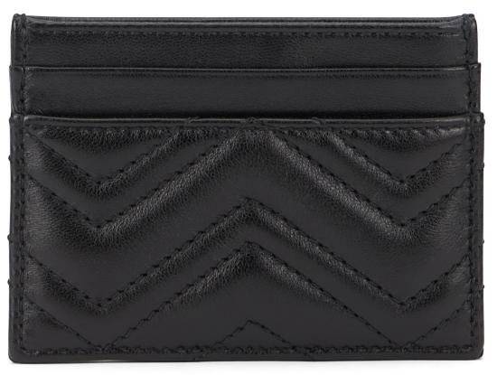 26FW 구찌 GG 마몽 카드지갑 구찌 443127AAFAX1000 Black - GUCCI