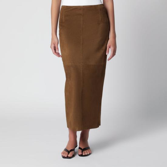 26FW 누르 하무르 스커트 PF26CO9SUE BA BROWN